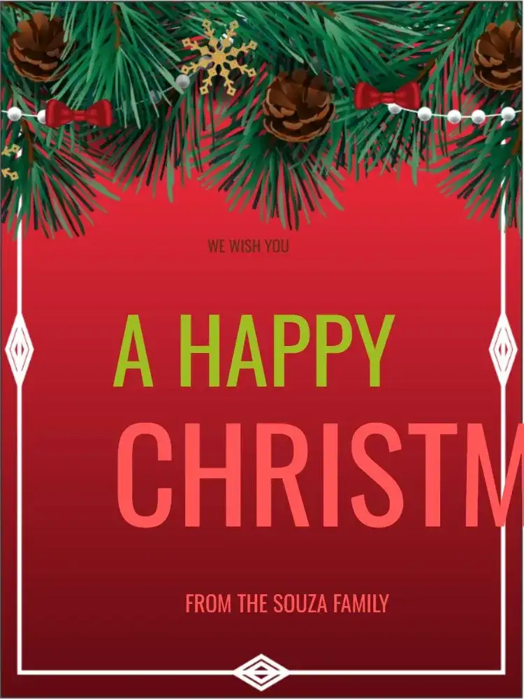 Merry Christmas Party Card