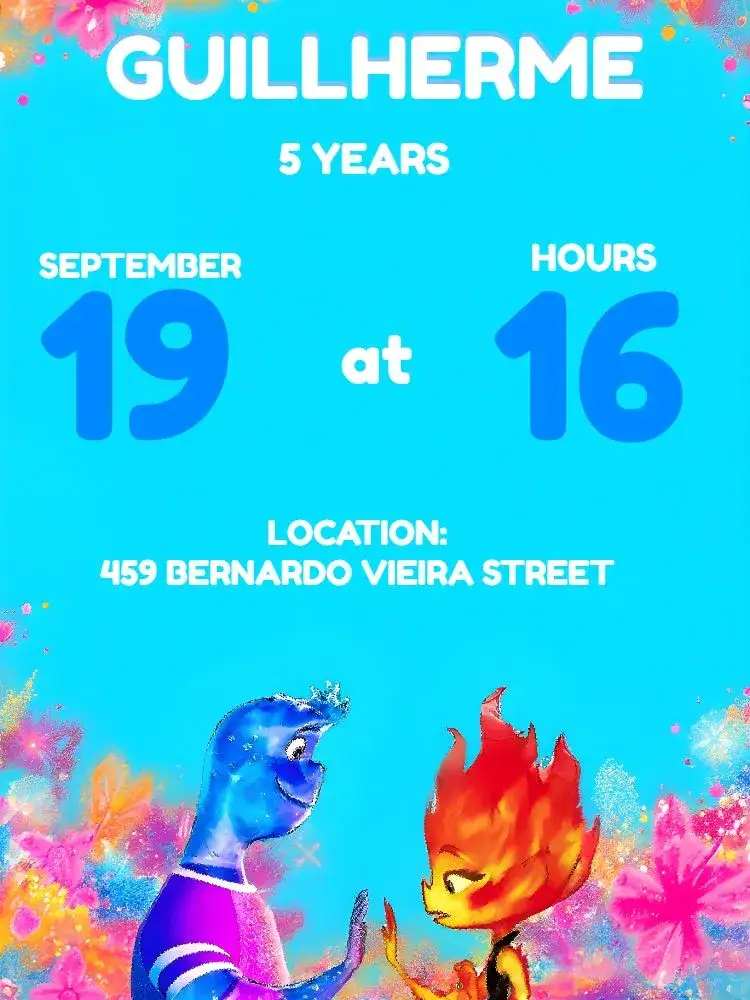 Invitation Theme Elements – Commemorative Dates theme modern, fun, colorful, themed, childish