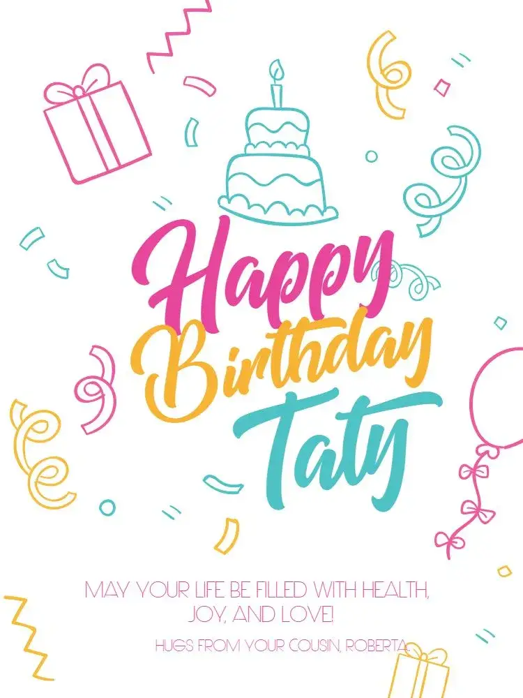 Colorful Fun Celebration Card invitation