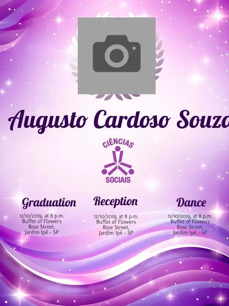 Social Sciences Graduation With White Photo
