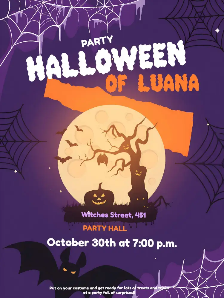 Invitation Halloween Witches Party – Commemorative Dates theme dark, fantasy, mystical, vintage, witch illustrations, gothic elements