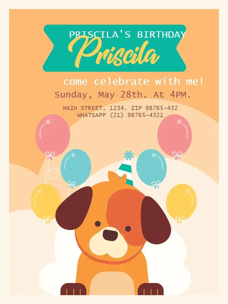 Orange Dog Gathering invitation