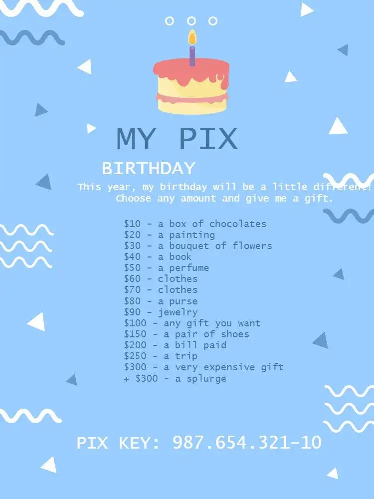 Invitation Digital Make Me A Pix Blue Treat – Kids' Birthday Party theme modern, fun, technological, light blue, interactive, colorful