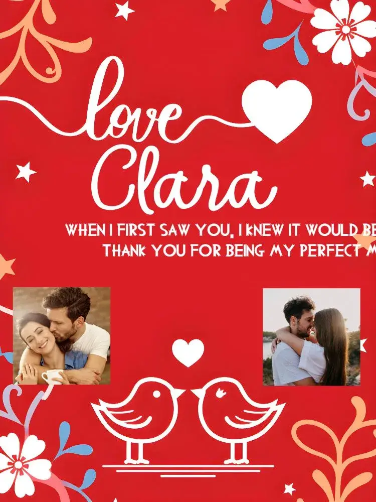Valentine's Day Card With Couple Photo invitation