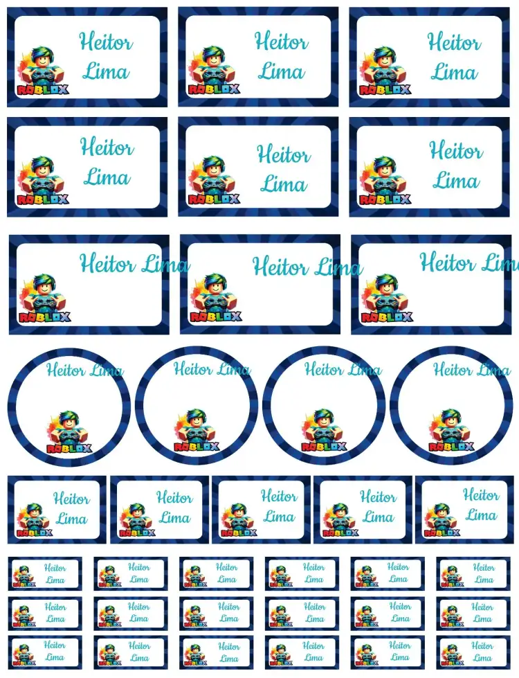 Invitation Roblox – Card theme colorful, fun, modern, games, childish