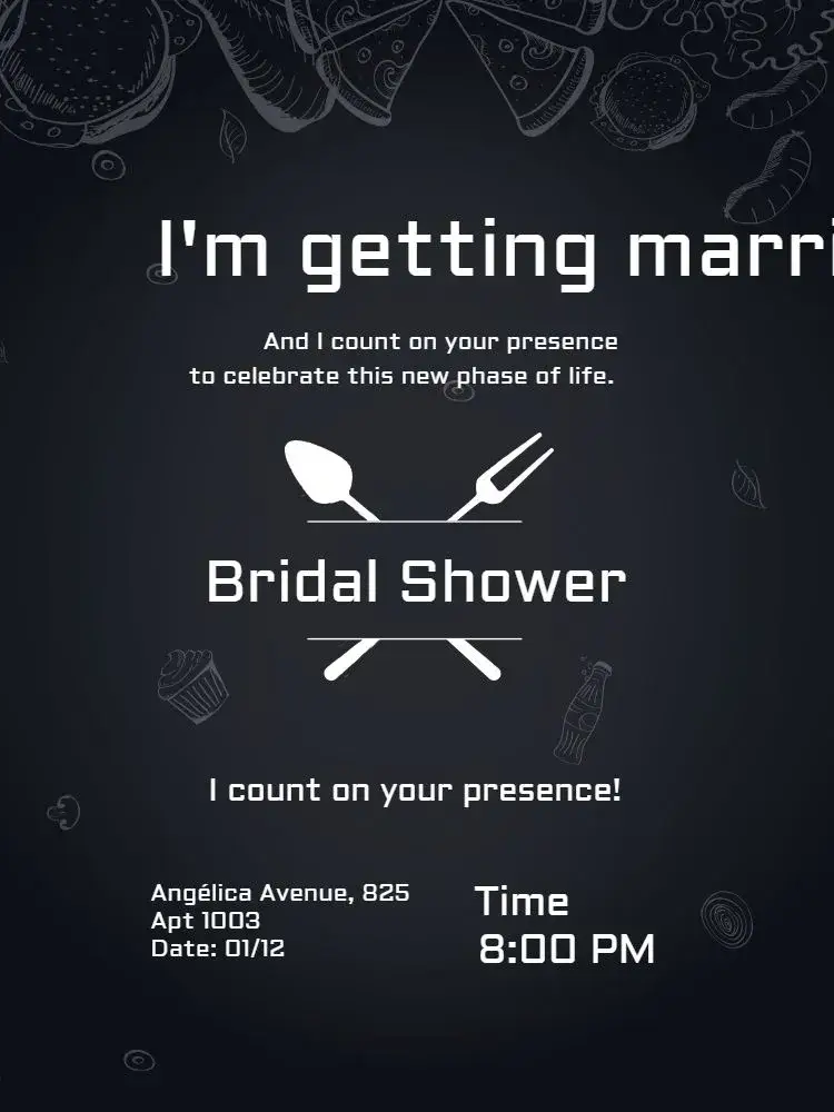 Bridal Shower Celebration invitation