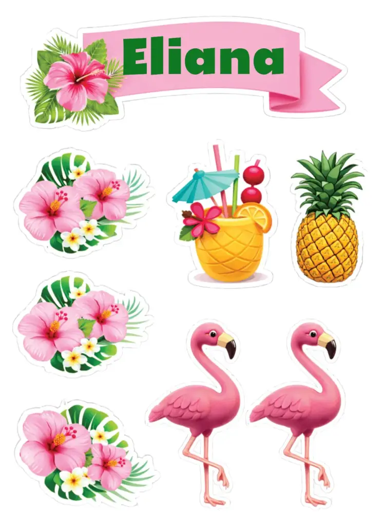 Flamingo invitation