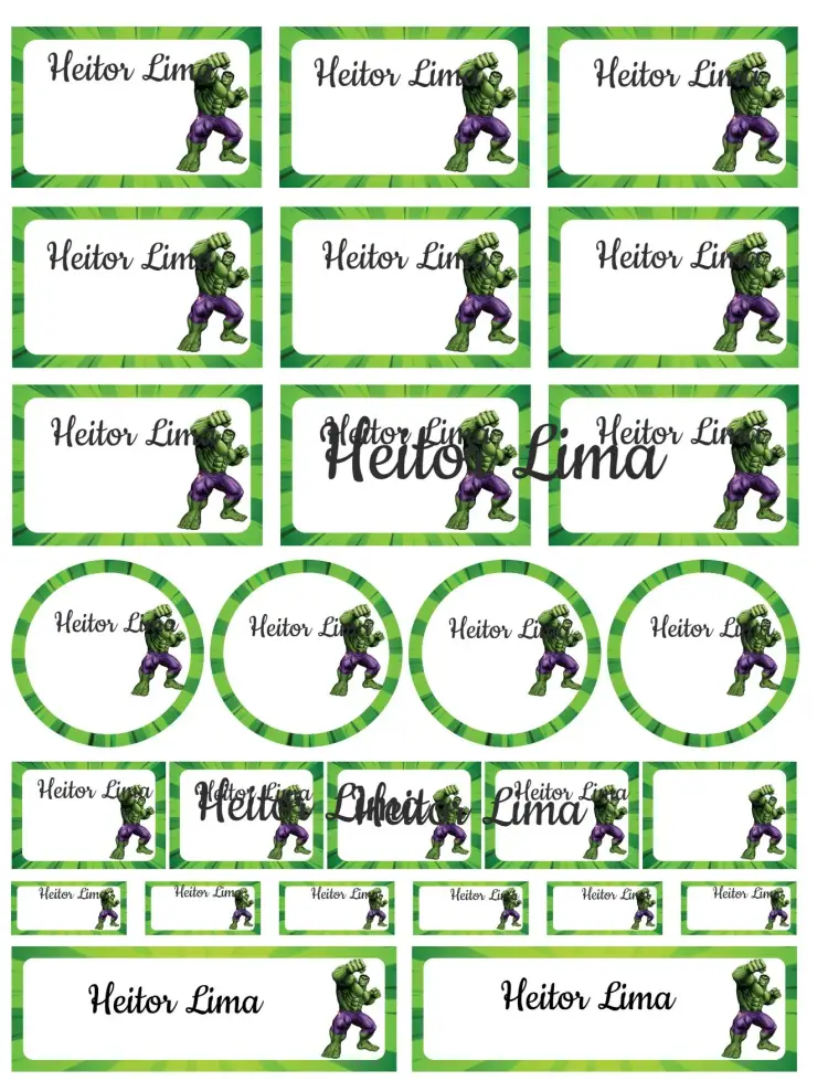 Hulk invitation