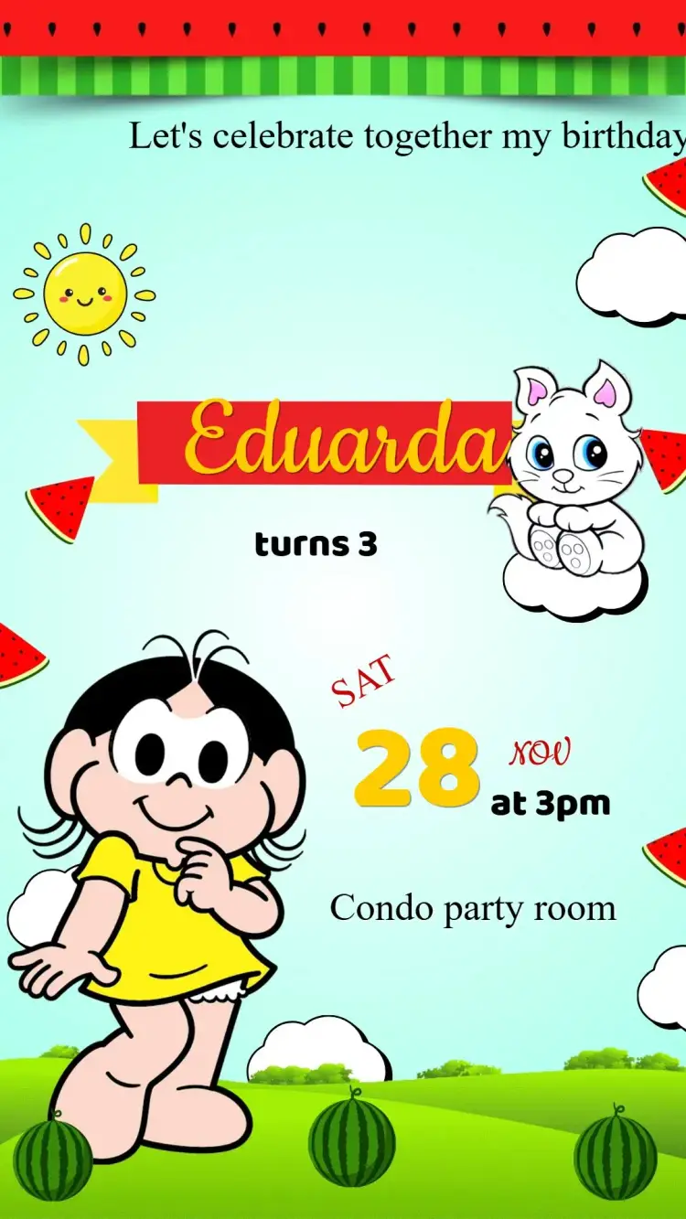 Magali's Birthday Invitation