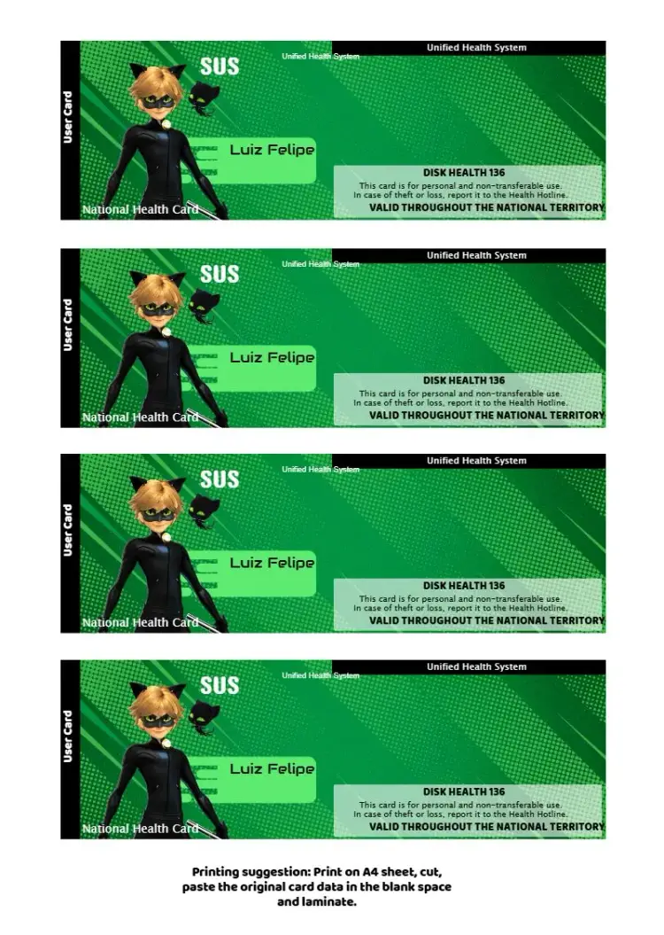 Miraculous Ladybug Cat Noir Sus Card invitation
