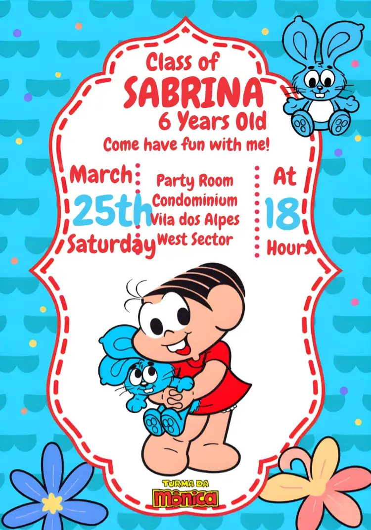 Monica Red invitation