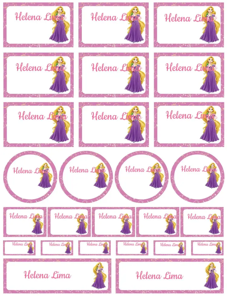 Tangled Rapunzel invitation