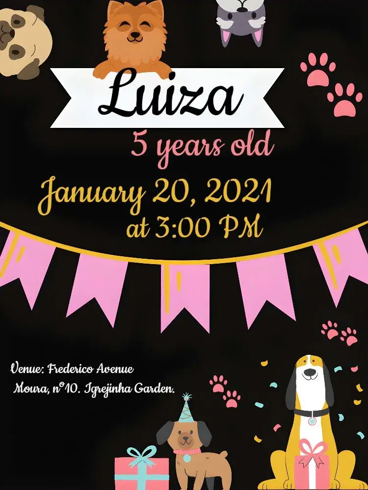 Gray Dog invitation