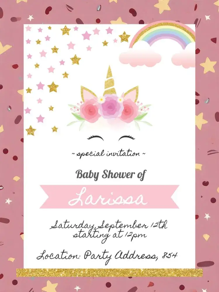 Baby Shower Daughter invitation