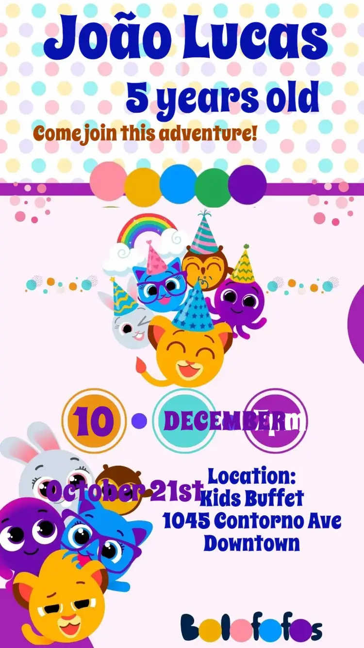 Bolofofos invitation