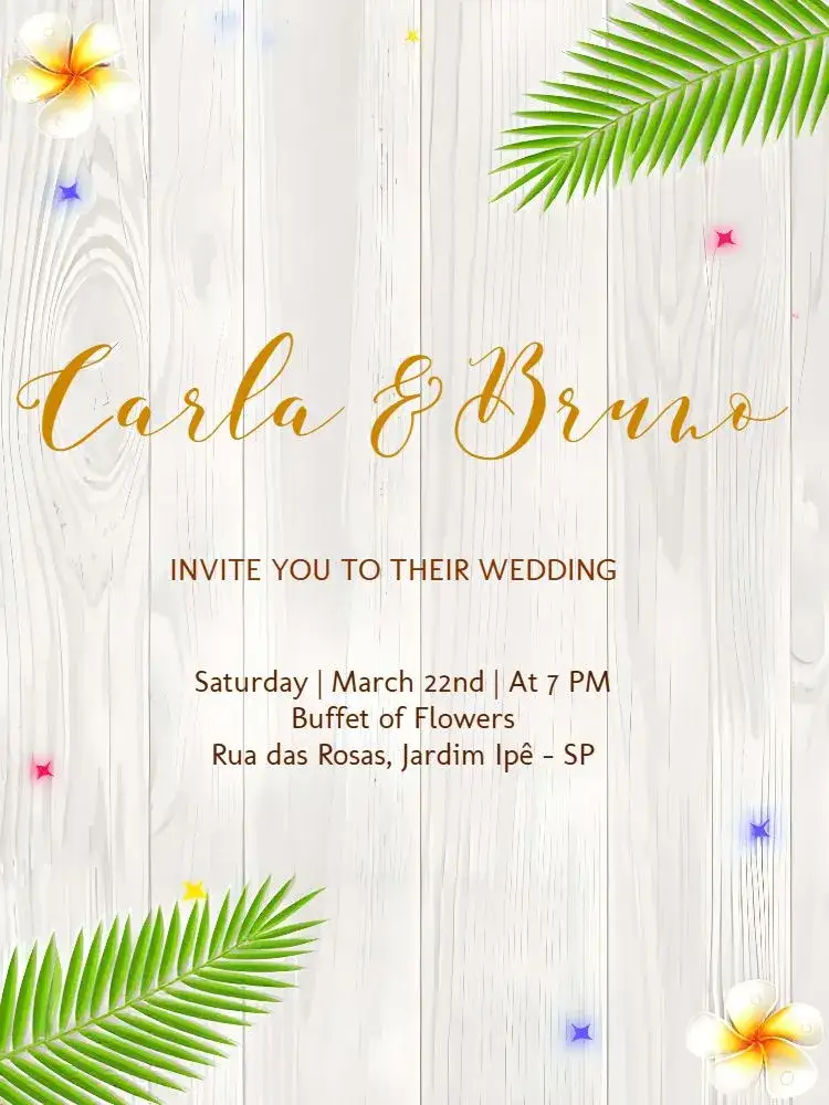 Invitation Wedding Foliage Flower – Wedding theme floral, green, rustic, modern, minimalist, elegant