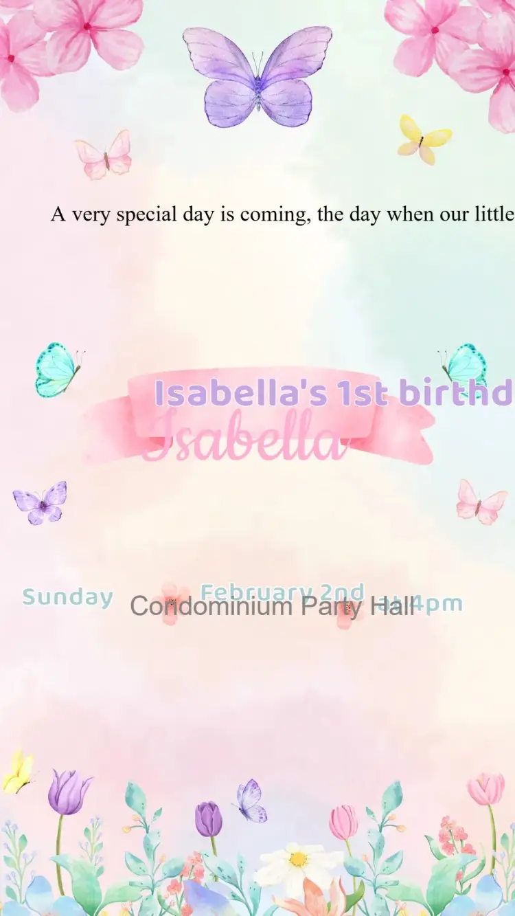 Enchanted Garden Birthday Invitation