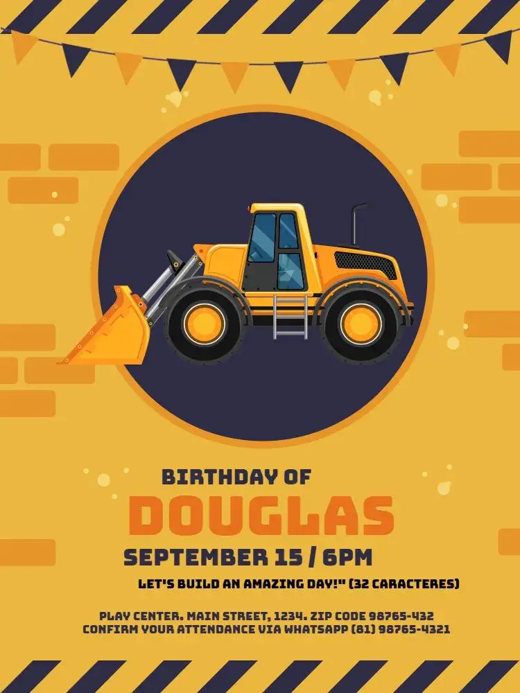 Clear Tractor invitation
