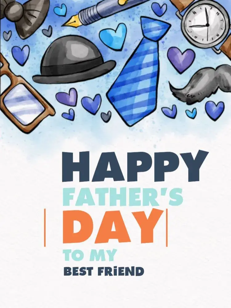 Clear Father's Day Card invitation