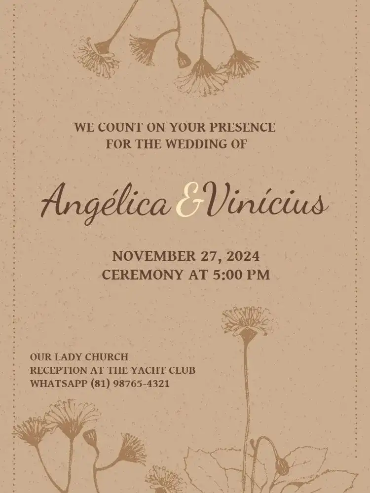 Rustic / Dark Sustainable Wedding Celebration