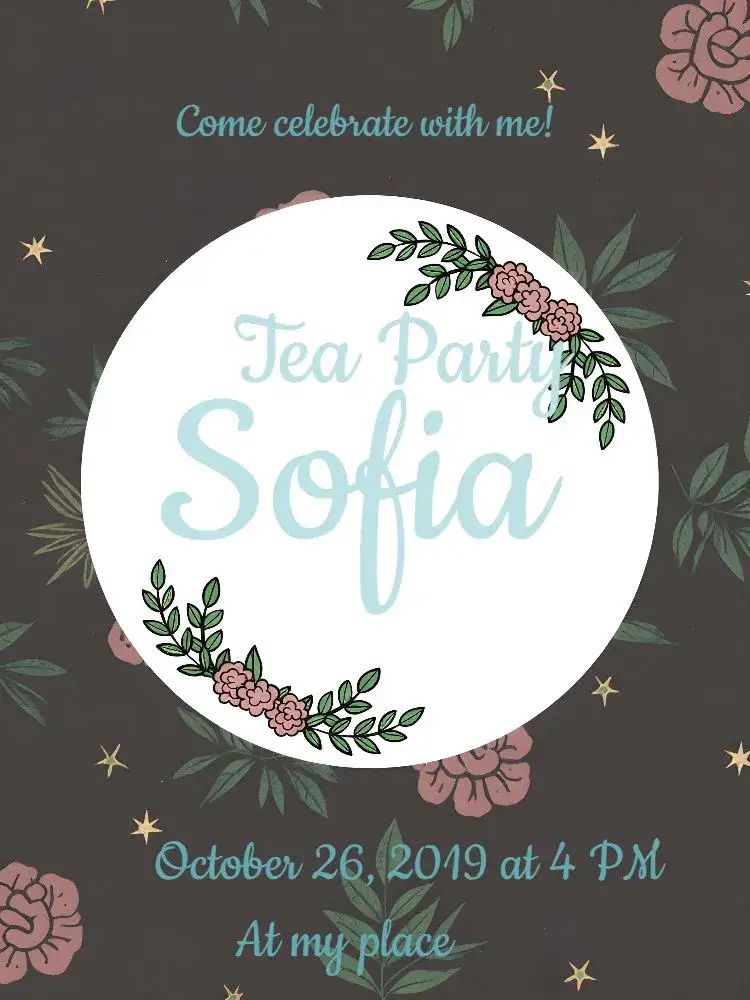Invitation Housewarming Bridal Shower – Bridal Shower theme floral, romantic, vibrant, delicate, modern