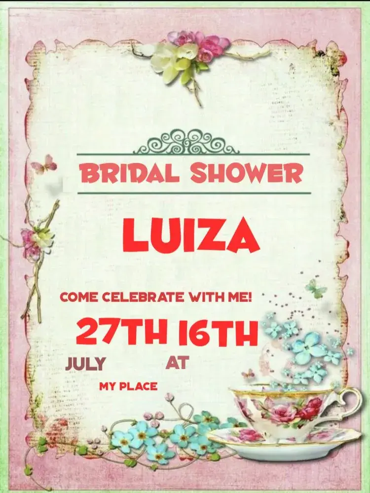 Bridal Shower To Edit Celebration invitation