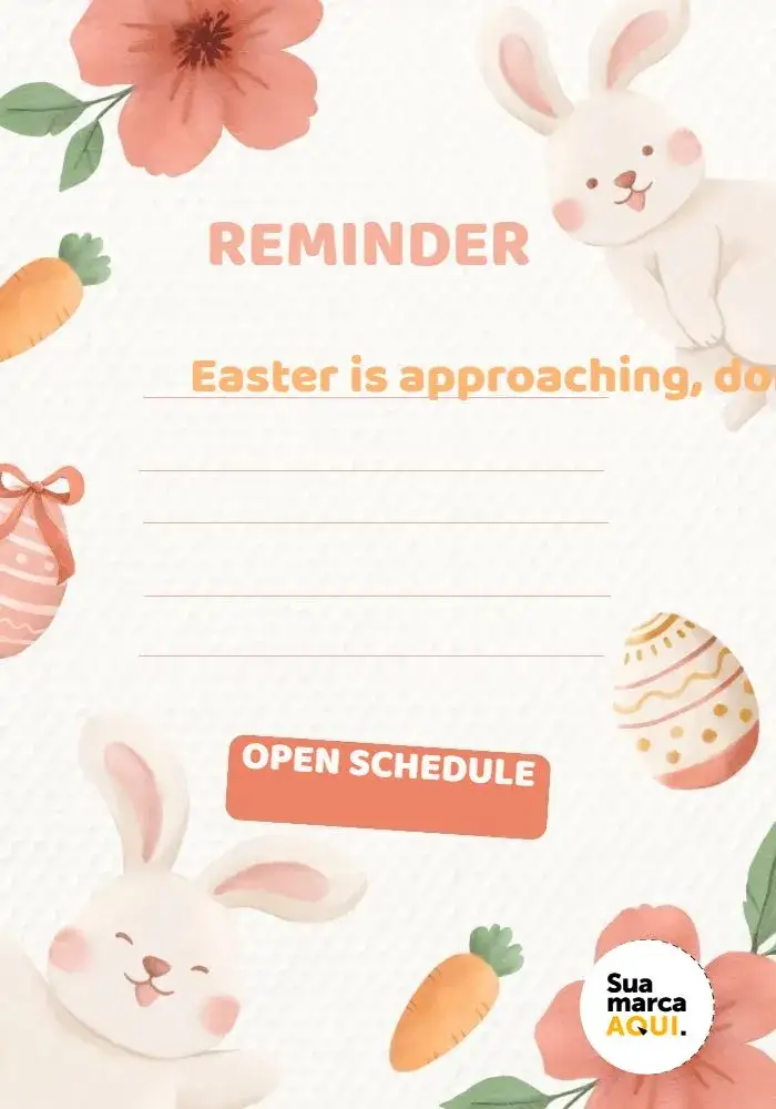 Invitation Easter Carrot Menu – Commemorative Dates theme vibrant, colorful, fun, themed, cheerful, childlike