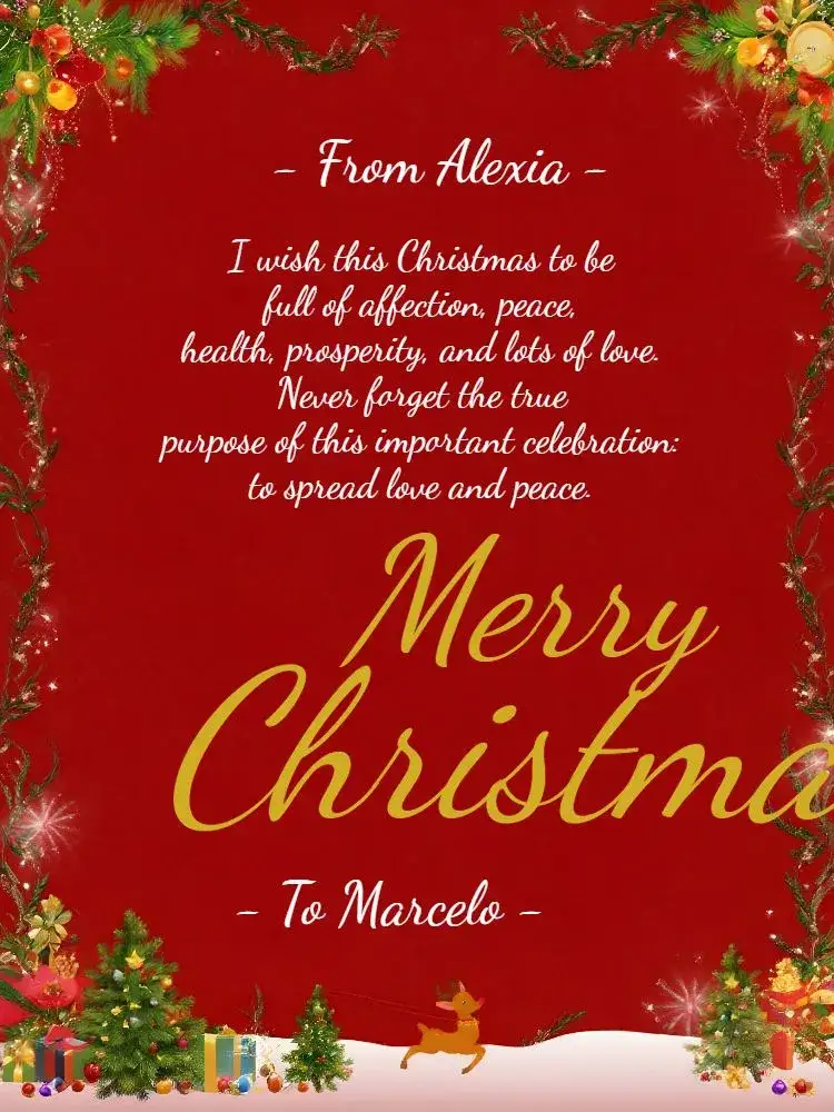 Invitation Christmas Art Card – Commemorative Dates theme red and gold, minimalist, vintage, modern, classic, festive