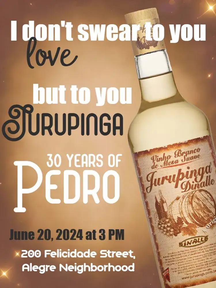 Invite Jurupinga Masculino editable and customizable