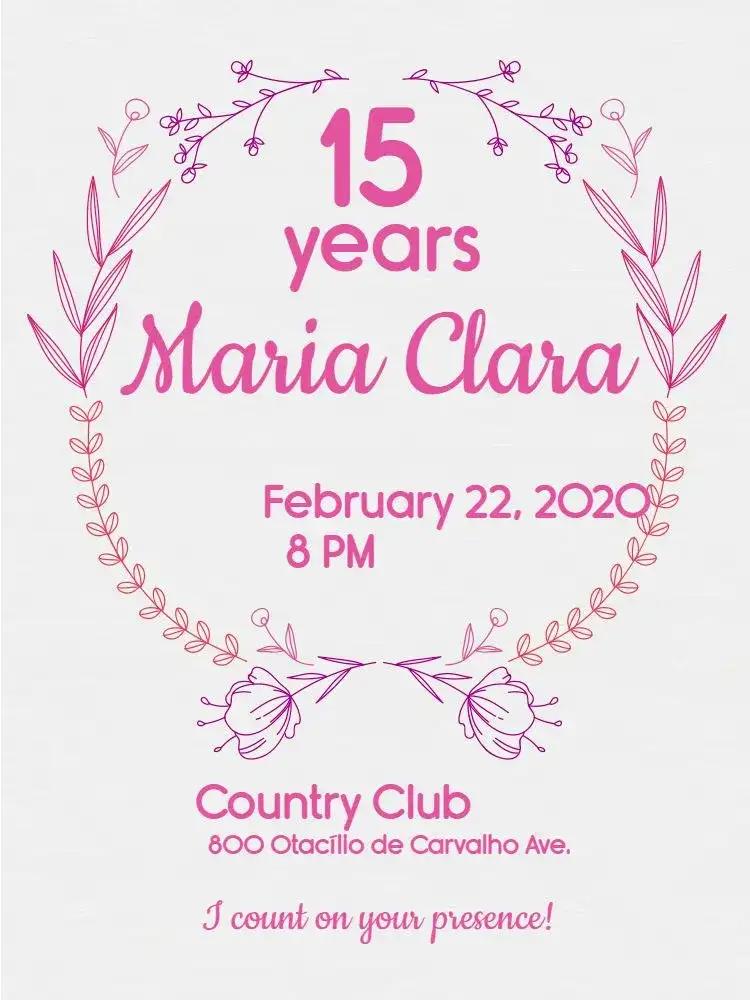 Minimalist 15th Birthday in the Teen Garden