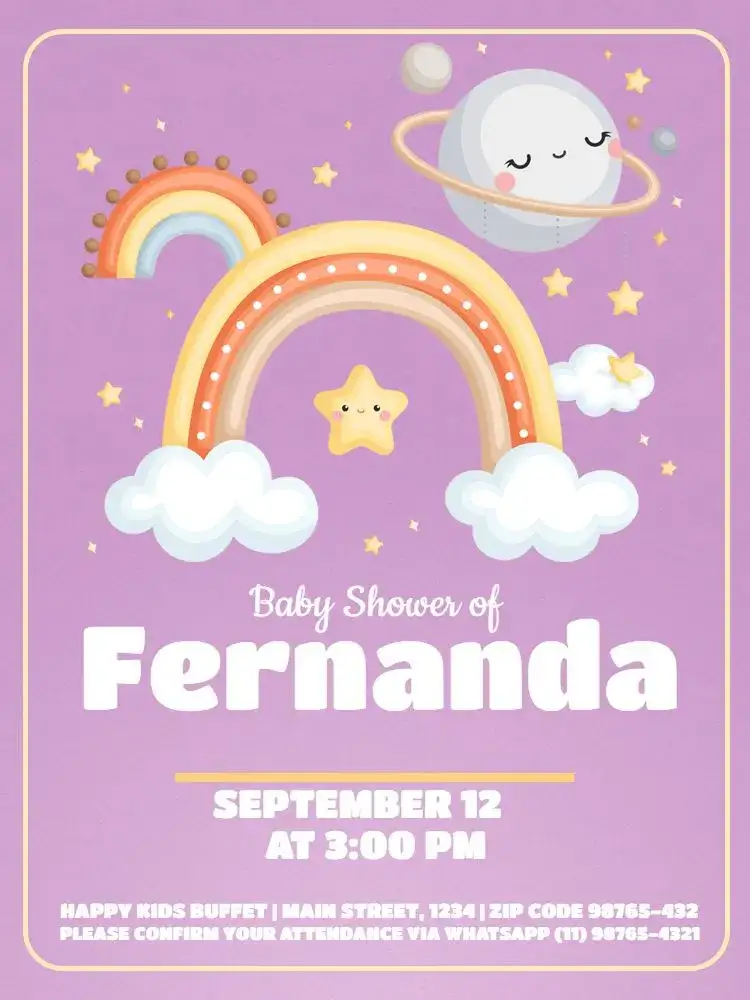 Rainbow Baby Shower Celebration