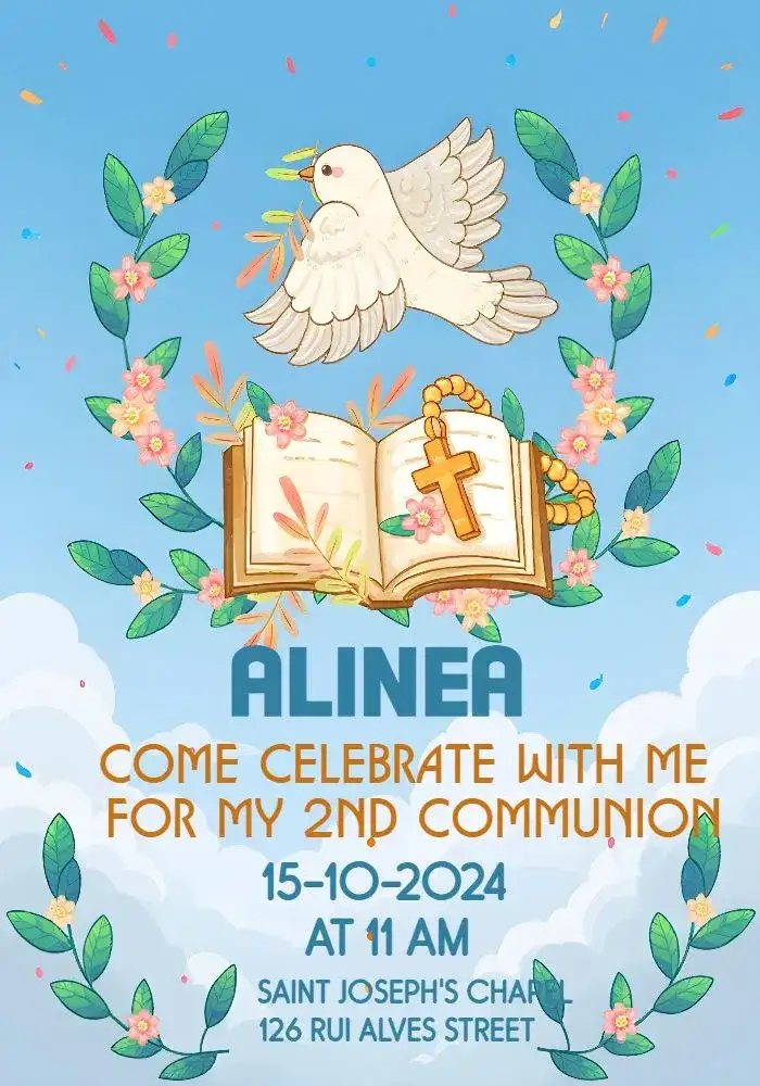 First Communion Invitation