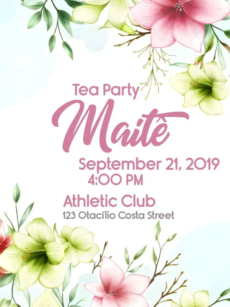 Invitation Floral Bridal Shower – Bridal Shower theme floral, romantic, pink, delicate, elegant, modern