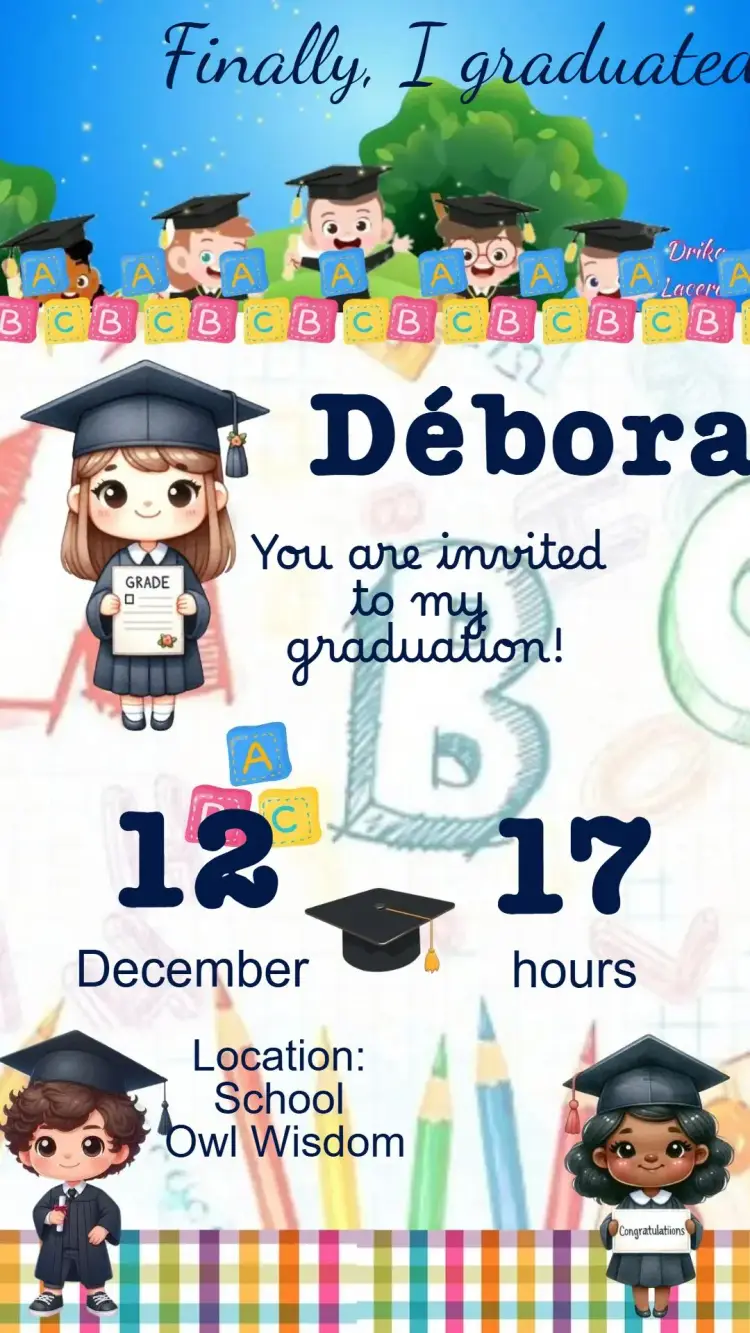 Graduation invitation