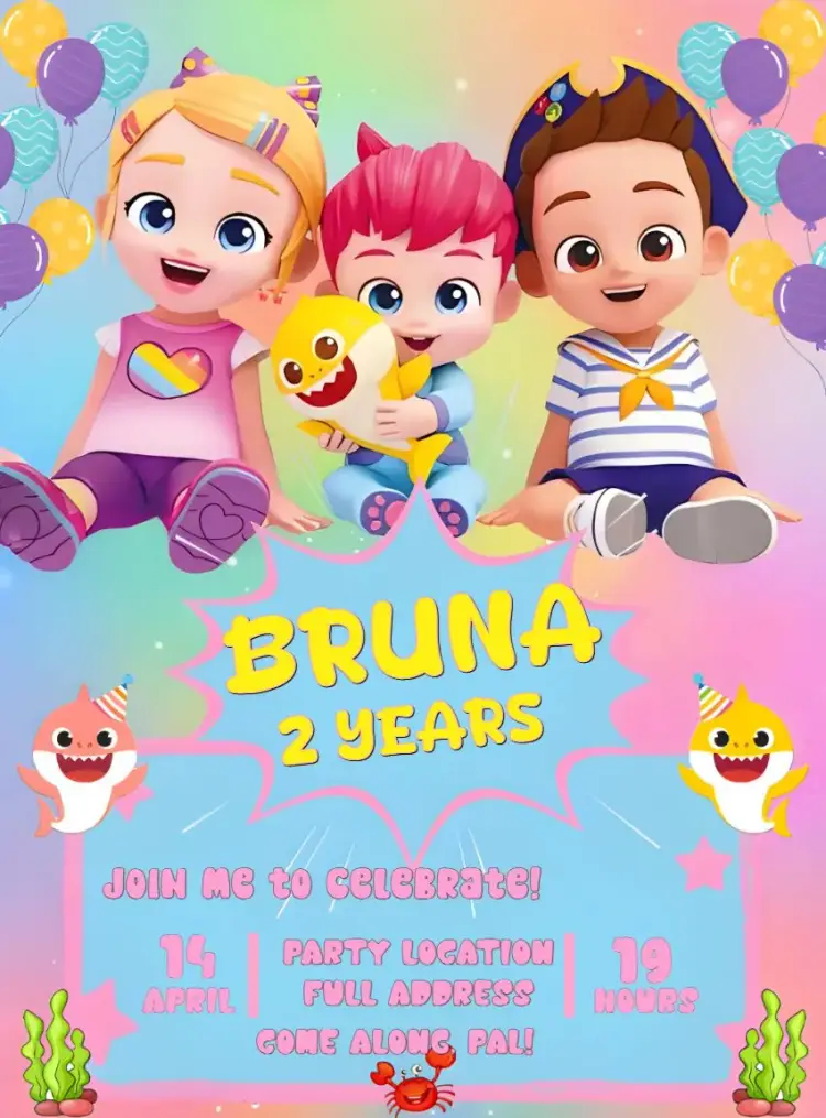 Bebefinn Bora invitation