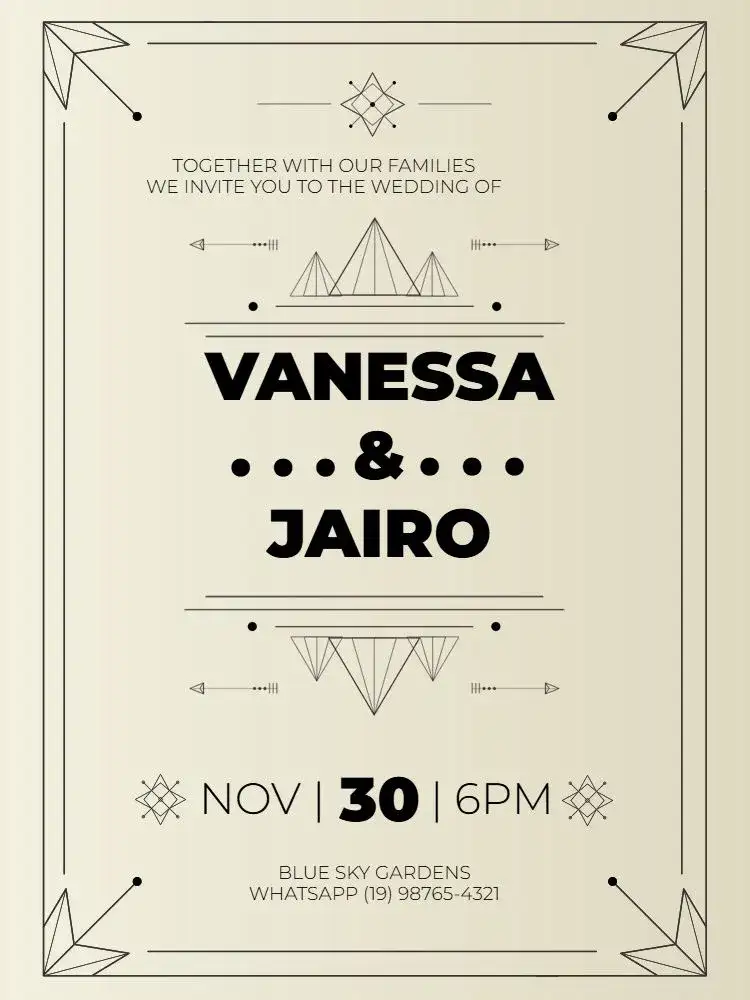 Modern Hipster Wedding / Minimalist Modern Couple