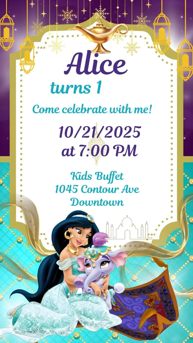 Jasmine invitation
