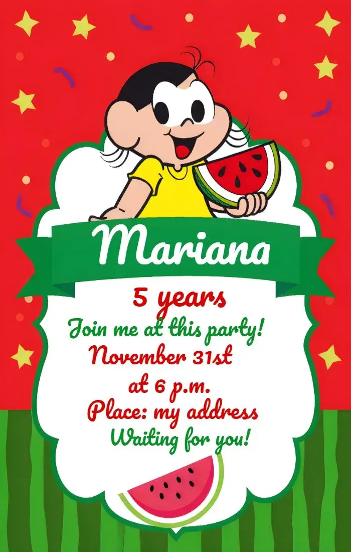 Magali Yellow invitation