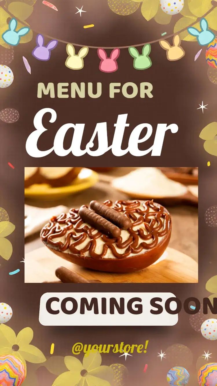 Invitation Easter Egg Catalog – Commemorative Dates theme colorful, fun, with Easter-themed graphics, modern, minimalist style