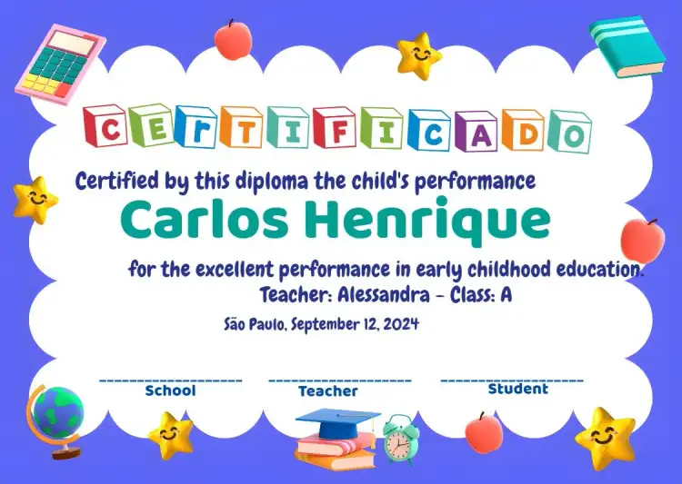 Art For School Certificate Abc