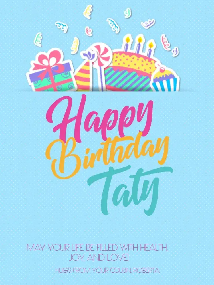 Celebration Card Cake Balloon invitation