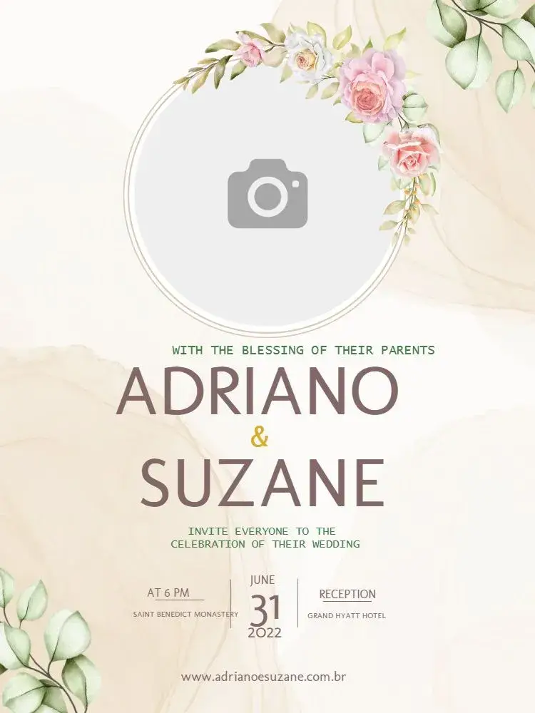 Rustic Wedding Party invitation