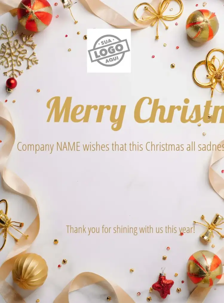 Invitation Christmas Card For Companies Photo – Commemorative Dates theme festive, elegant, modern, colorful, minimalist, sustainable
