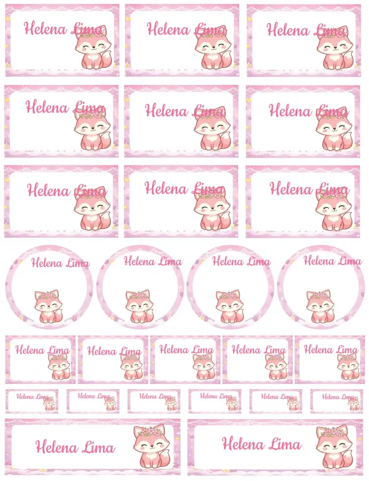 Little Fox invitation