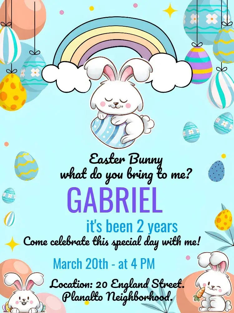 Easter Egg Hunt invitation