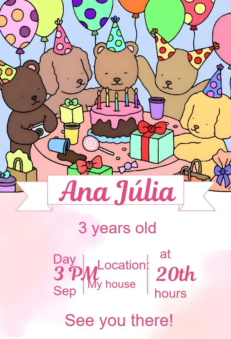 Bobbie Goods Birthday Invitation