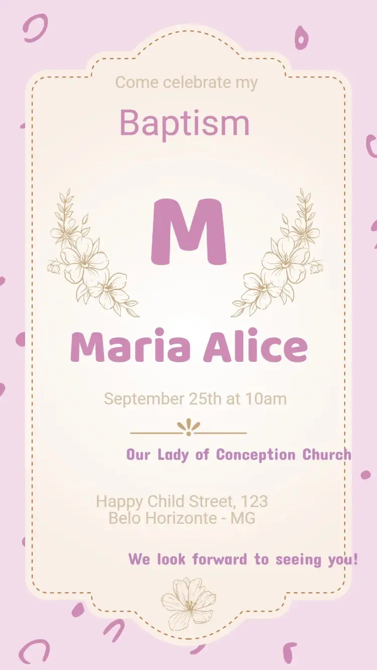 Baptism Invitation