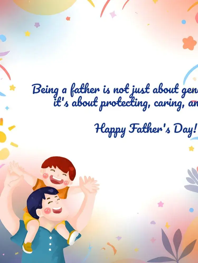 Father's Day Post Companion invitation