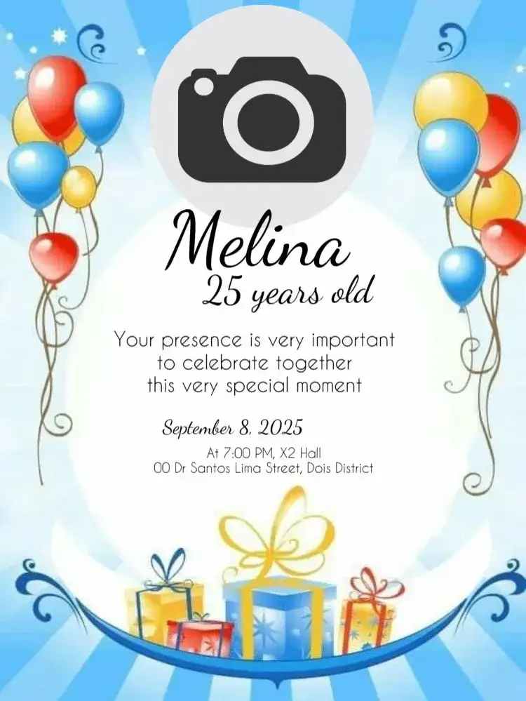 Balloons With Photo To Edit Digital