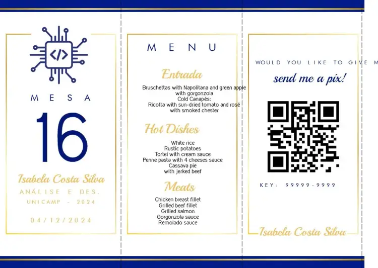 Menu Triangle Graduation in Analysis and Development Triangle invitation